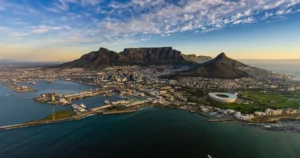 Cape town vista do alto