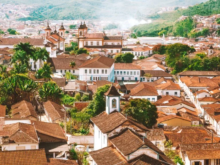 cidade de ouro preto vista de cima
