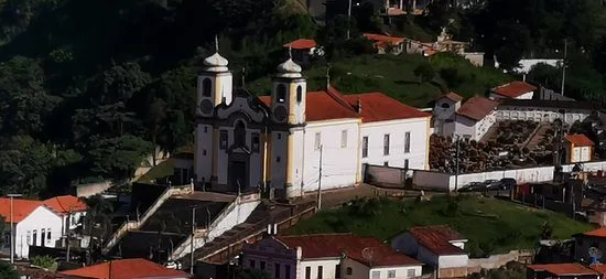 vista superior da igreja de santa efigênia