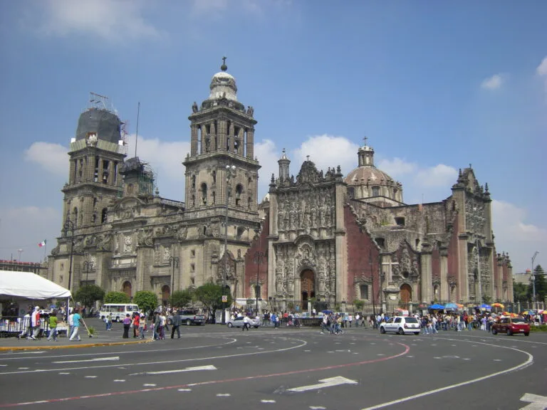 Prédio antigo na Cidade do México