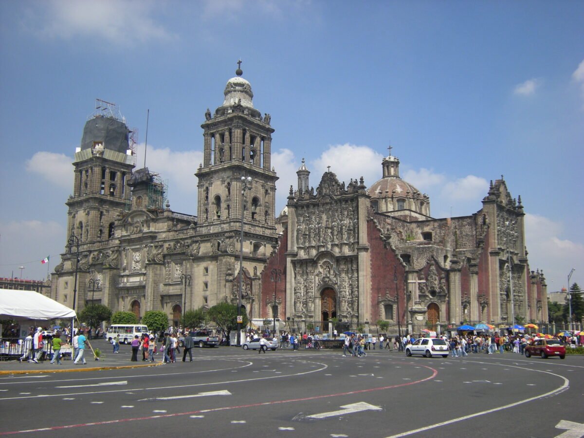 Prédio antigo na Cidade do México