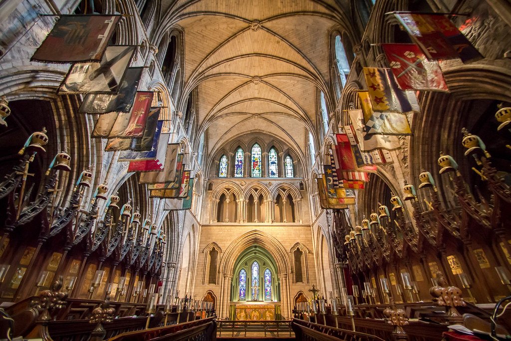 Interior of St. Patrick’s Cathedral in Dublin