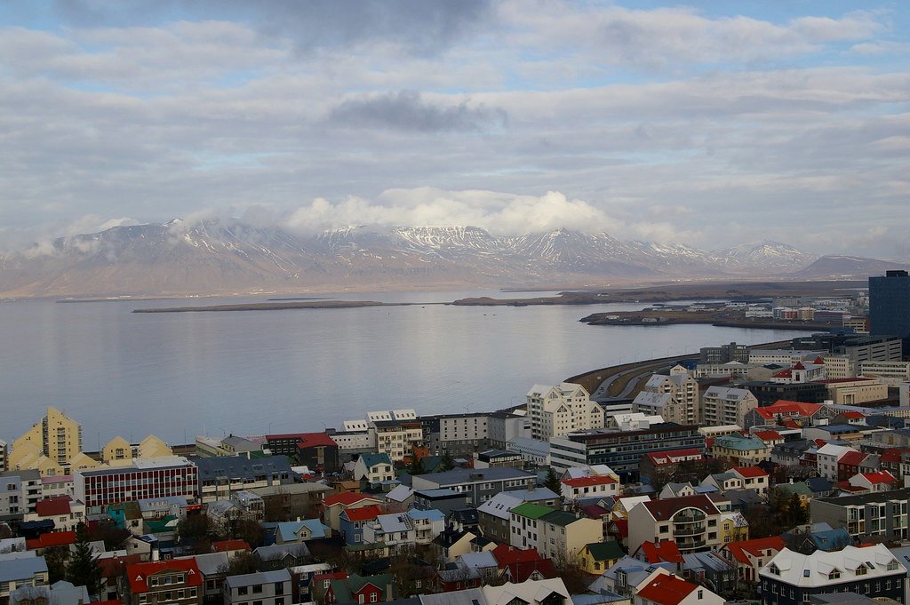 Reykjavik panoramic view